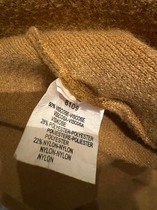 Chaqueta punto camel Talla S/M