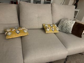 Sofá Chaise Longe Beige