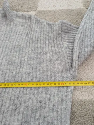 Jersey gris de punto talla M