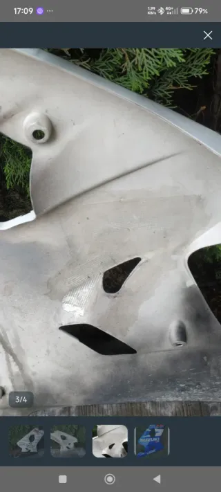 Carenado derecho Suzuki K4