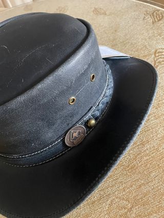 Sombrero Scippis Irving Piel Negro Talla L