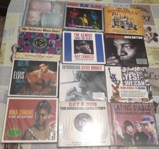 Lote CDs: Blues, Latino, R&B, Soul Lote número 1