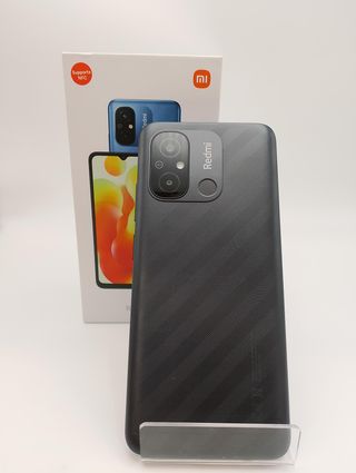 MOVIL REDMI 12C 3GB 64GB GRIS + CAJA + CABLE + CARGADOR + FUNDA