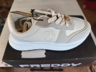 Scarpe Freddy n.41 Beige/Bianco