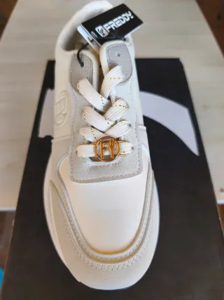 Scarpe Freddy n.41 Beige/Bianco