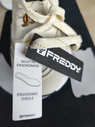 Scarpe Freddy n.41 Beige/Bianco