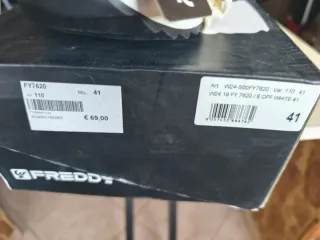 Scarpe Freddy n.41 Beige/Bianco