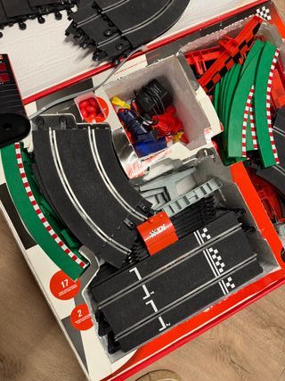 Circuito + pistas Scalextric SCX Ninco Fly
