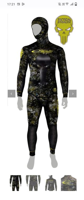 Chaqueta Epsealon 7mm Pesca Submarina talla 4 (L)