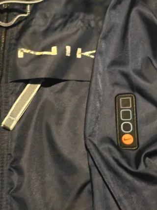 Chaqueta Nike Vintage Nylon Azul Talla S