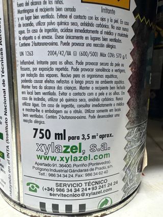 Xylazel Oxirite Esmalte Antioxidante Rojo