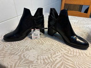Botín Zara Negro Talla 37