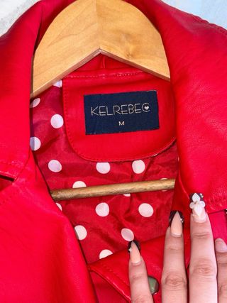 Chaqueta KELREBEC Roja Piel