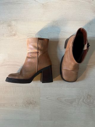 Botas Mustang Plataforma Vintage