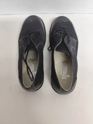 Zapatos niño Bambi Serraje Azul T.34