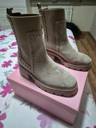 Botines Alma en Pena Beige Talla 39