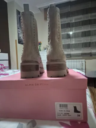 Botines Alma en Pena Beige Talla 39