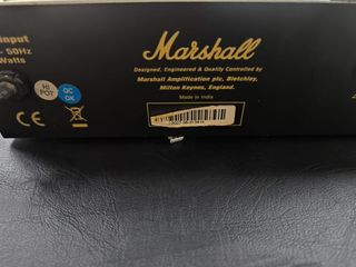 Amplificador Marshall Dorado y Plateado