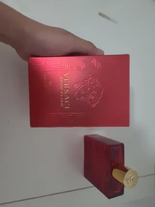 Versace Eros Flame Perfume Rojo Dorado