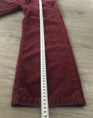 Pantalón Pana Celio Talla 40/32 Burdeos