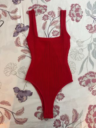 Body Zara Rojo Talla XS