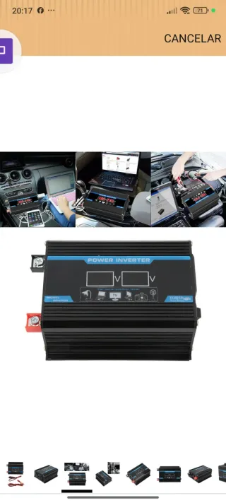 Inversor de Coche 4000W