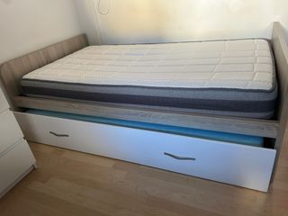 Cama nido juvenil con segunda cama