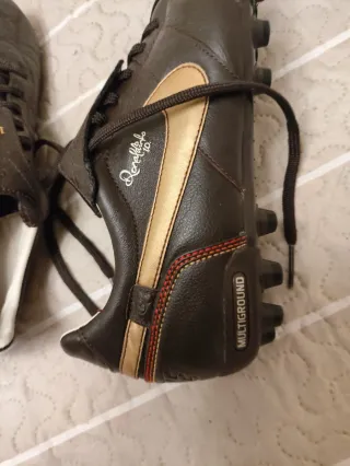 Zapatillas Nike Tiempo R10 Ronaldinho Marrón/Dorad