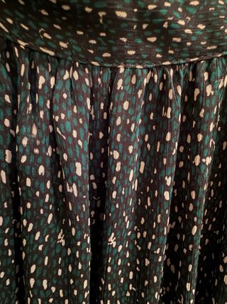 Vestido Zara gasa forrado Talla S