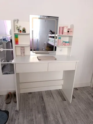 Tocador escritorio con luz LED