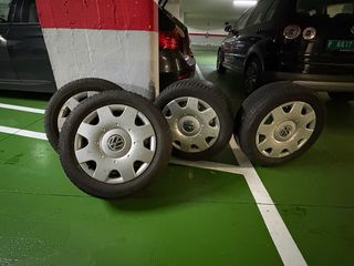 Neumáticos Inv Dunlop 205/55R16 91H + tapacubo VW