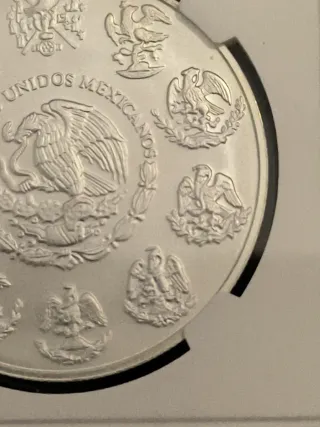 Onza Plata México 2021 NGC MS69