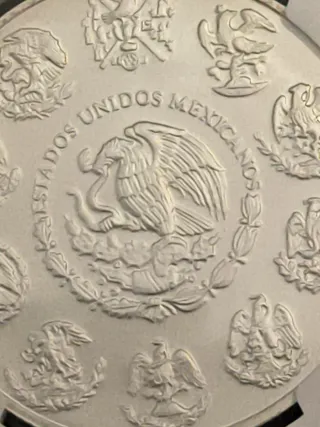 Onza Plata México 2021 NGC MS69