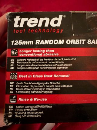 Trend 125mm Discos Lijadora Orbit