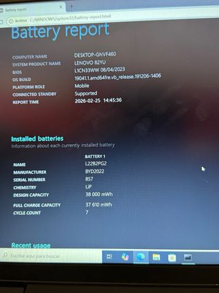 Lenovo V15 G4 AMN Portátil