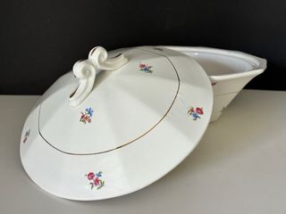 🇫🇷 Sopera antigua porcelana floral