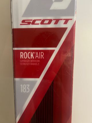Esquís travesia + piele Scott Rock air 184 y 105mm