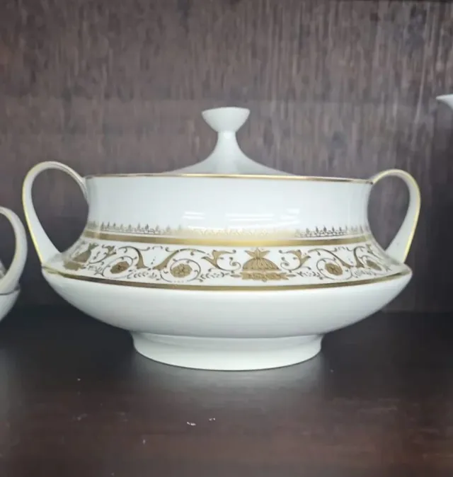 OFERTA / Vajilla Santa Clara Porcelana Dorada