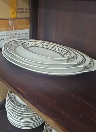 Santa Clara Porcelana Dorada Antigua