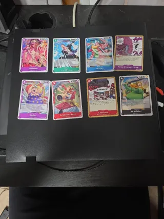 Lote 8 cartas One Piece TCG
