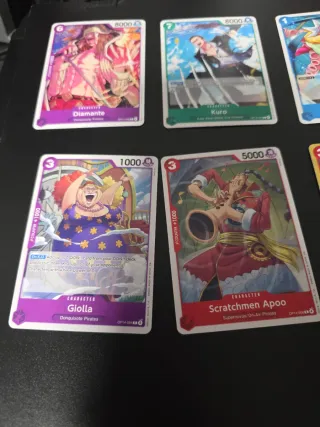 Lote 8 cartas One Piece TCG