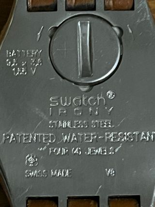 Reloj Swatch Irony Cuarzo Marrón/Plata