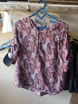 Camisa estampada paisley