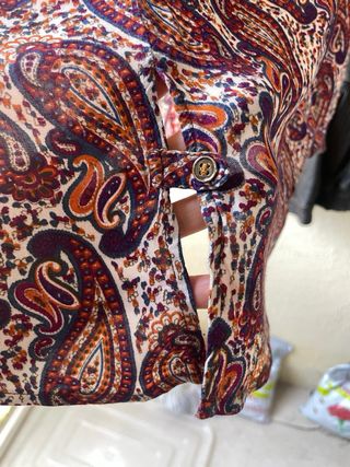 Camisa estampada paisley