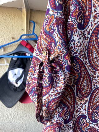 Camisa estampada paisley