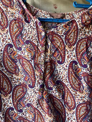 Camisa estampada paisley