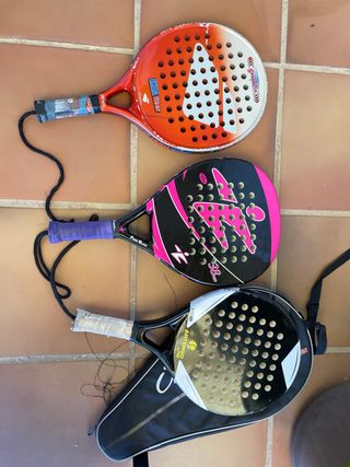 3 racchette da padel