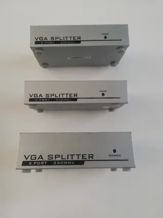 Splitter VGA 2 Puertos 250MHz