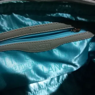 Borsa Lancetti Blu e Bianca