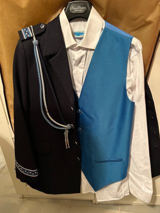 Traje de comunión niño Patachou azul